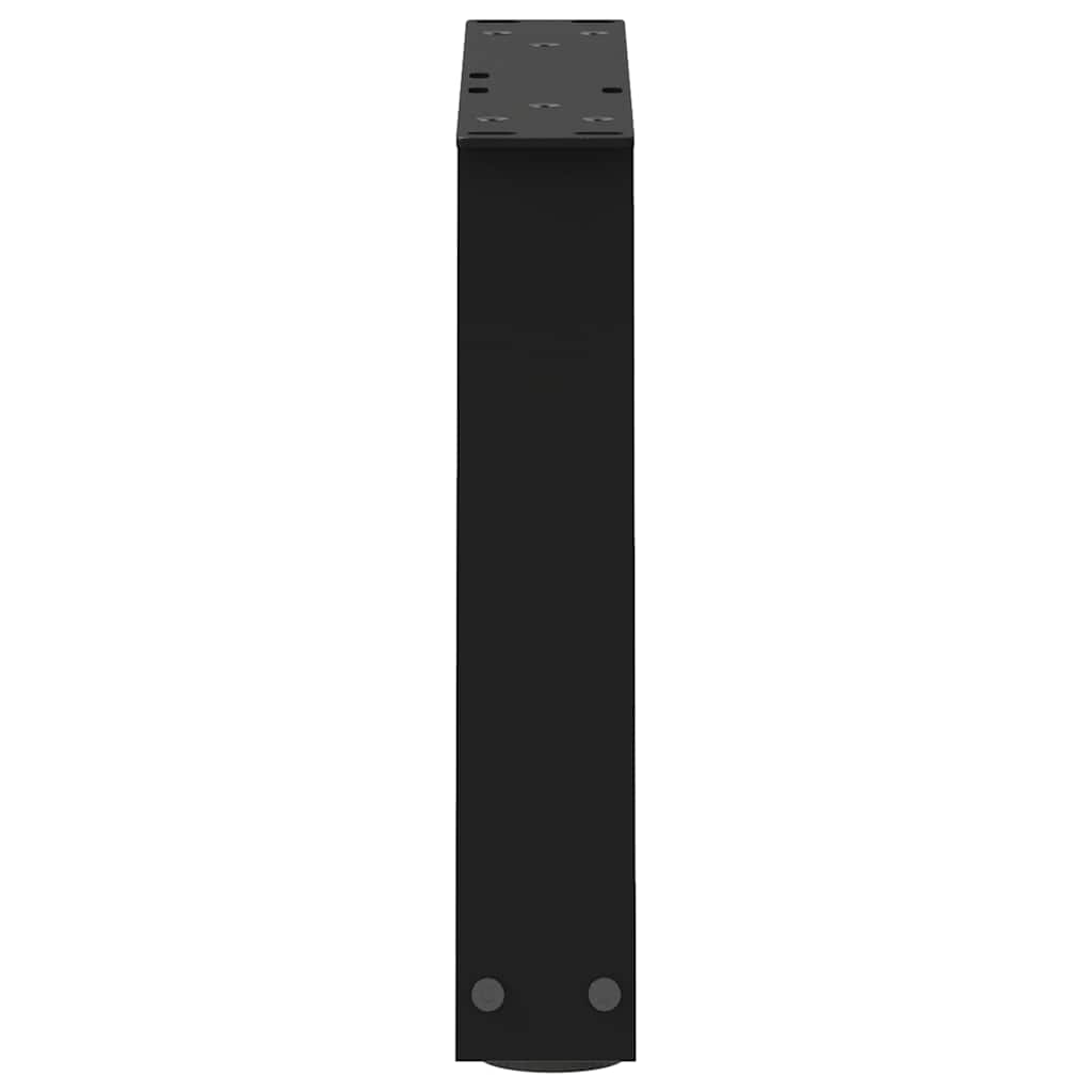 vidaXL Picioare pentru măsuță de cafea în formă de V, 2 buc., negru, 40x(30-31,3) cm, oțel