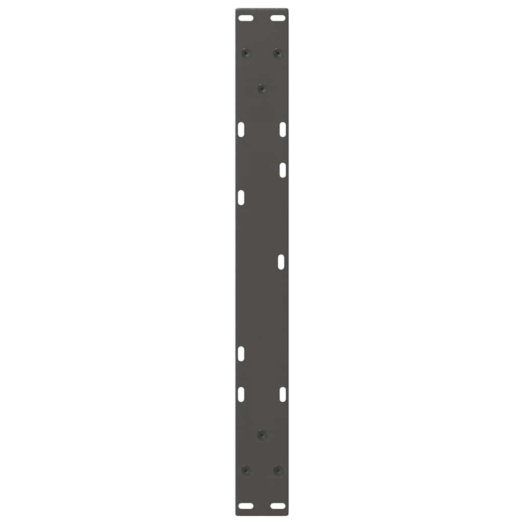 vidaXL Picioare pentru măsuță de cafea în formă de V, 2 buc., antracit, 50x(30-31,3) cm, oțel