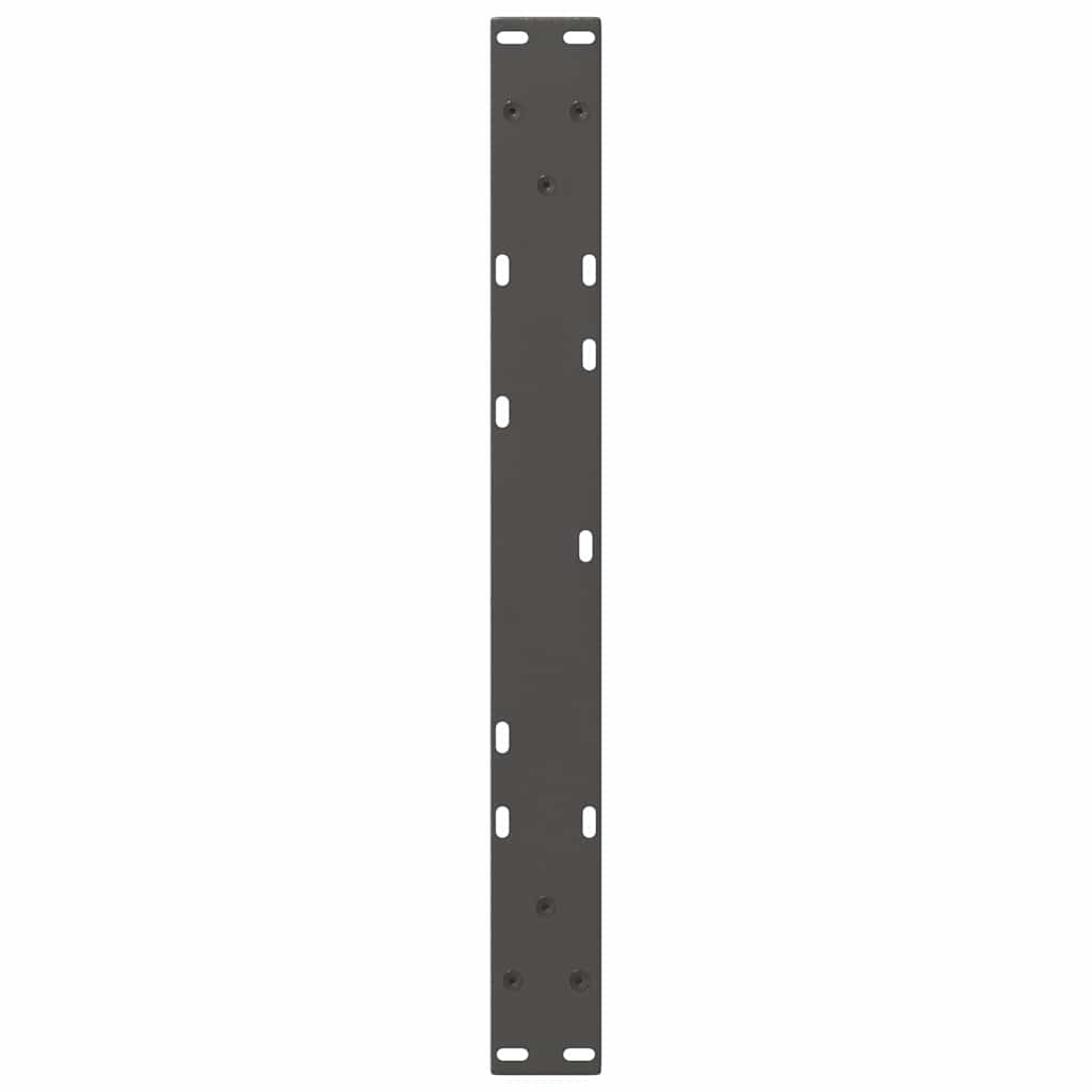 vidaXL Picioare pentru măsuță de cafea în formă de V, 2 buc., antracit, 70x(30-31,3) cm, oțel