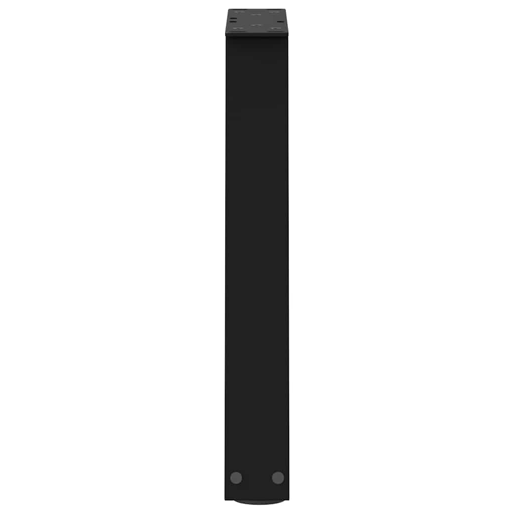 vidaXL Picioare pentru măsuță de cafea în formă de V, 2 buc., negru, 28x (42-43,3) cm, oțel