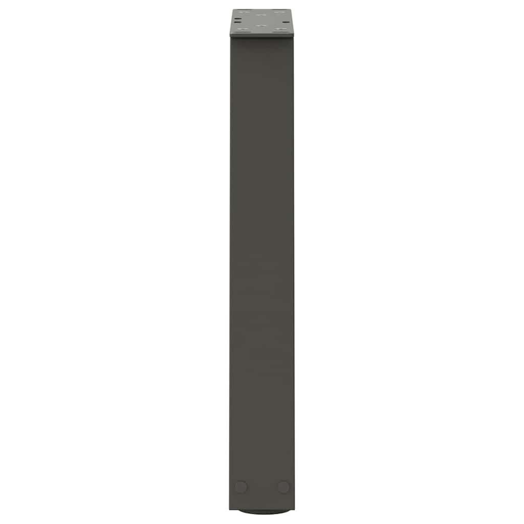 vidaXL Picioare pentru măsuță de cafea în formă de V, 2 buc., antracit, 38x(42-43,3) cm, oțel