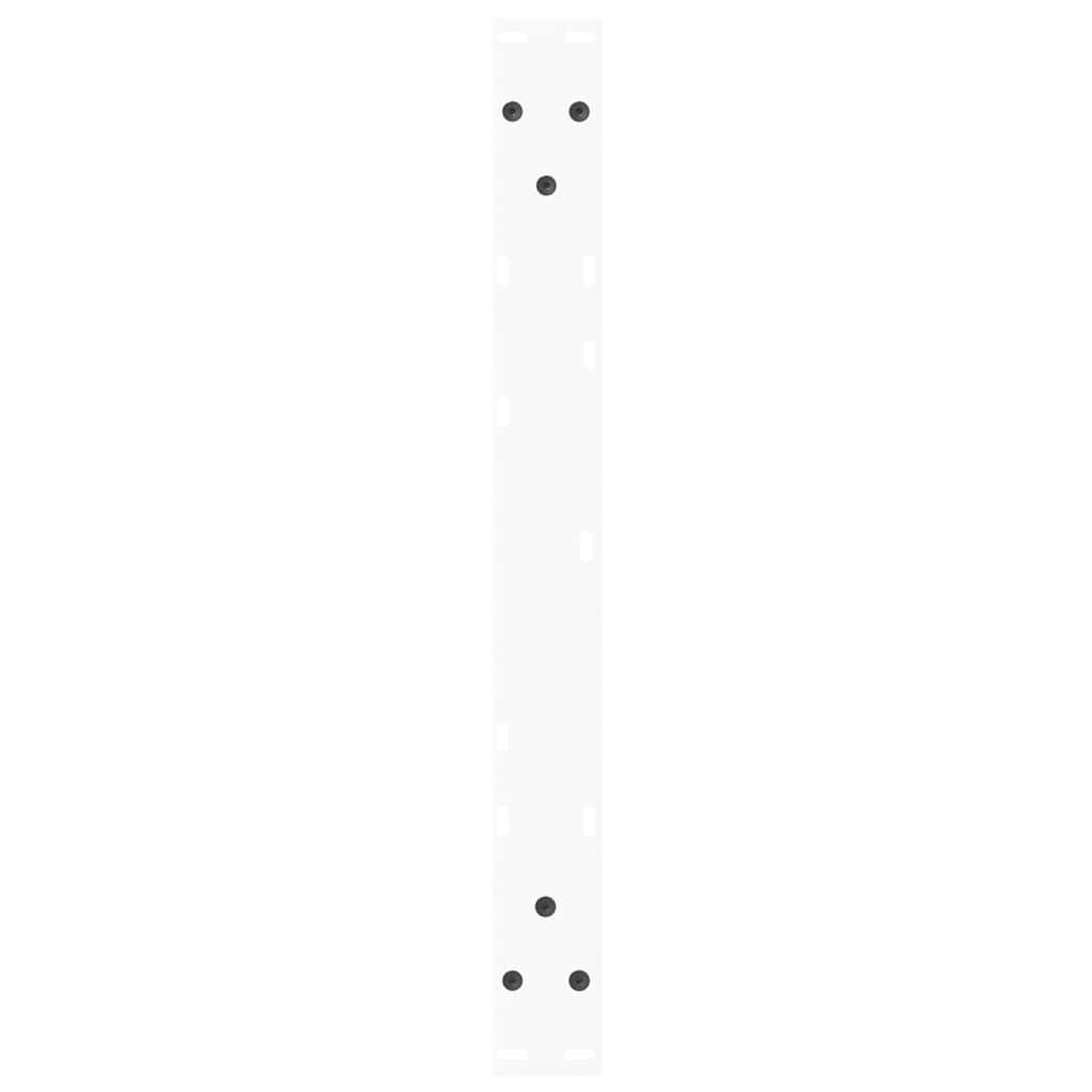 vidaXL Picioare pentru măsuță de cafea în formă de V, 2 buc., alb, 70x(42-43,3) cm, oțel