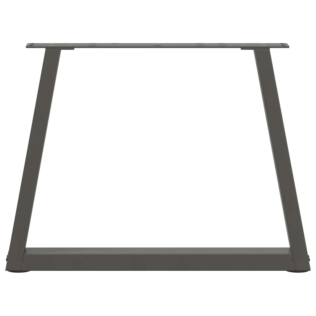 vidaXL Picioare pentru măsuță de cafea în formă de V, 2 buc., antracit, 70x(42-43,3) cm, oțel