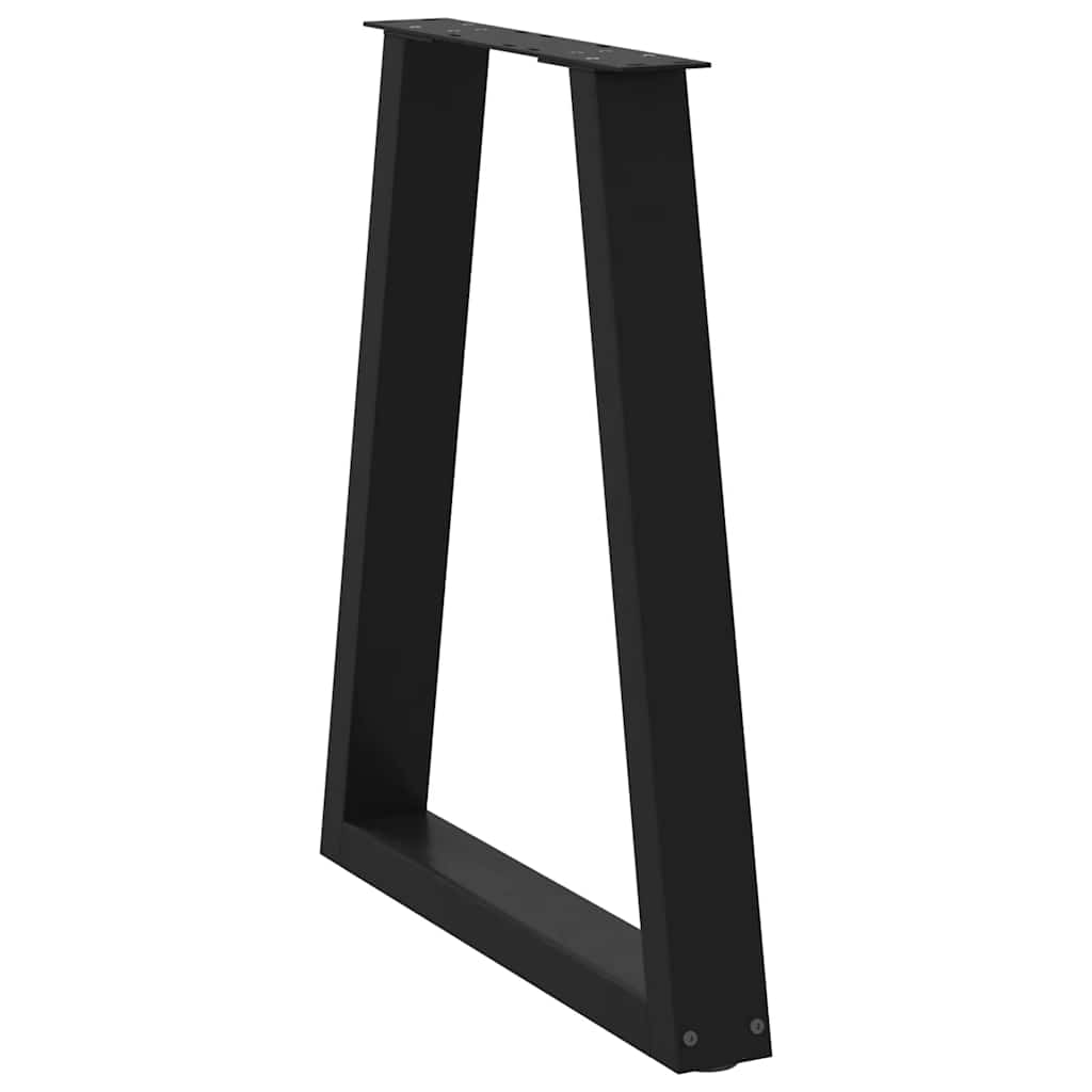 vidaXL Picioare de masă în formă de V, 2 buc., negru, 50x(72-73,3) cm, oțel vidaXL Picioare de masă în formă de V, 2 buc., negru, 50x(72-73,3) cm, oțel
