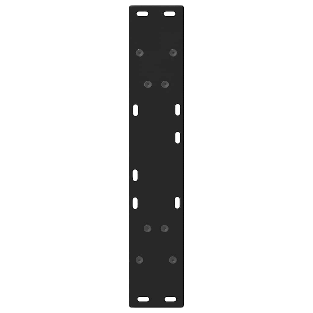 vidaXL Picioare de masă în formă de V, 2 buc., negru, 50x(72-73,3) cm, oțel vidaXL Picioare de masă în formă de V, 2 buc., negru, 50x(72-73,3) cm, oțel