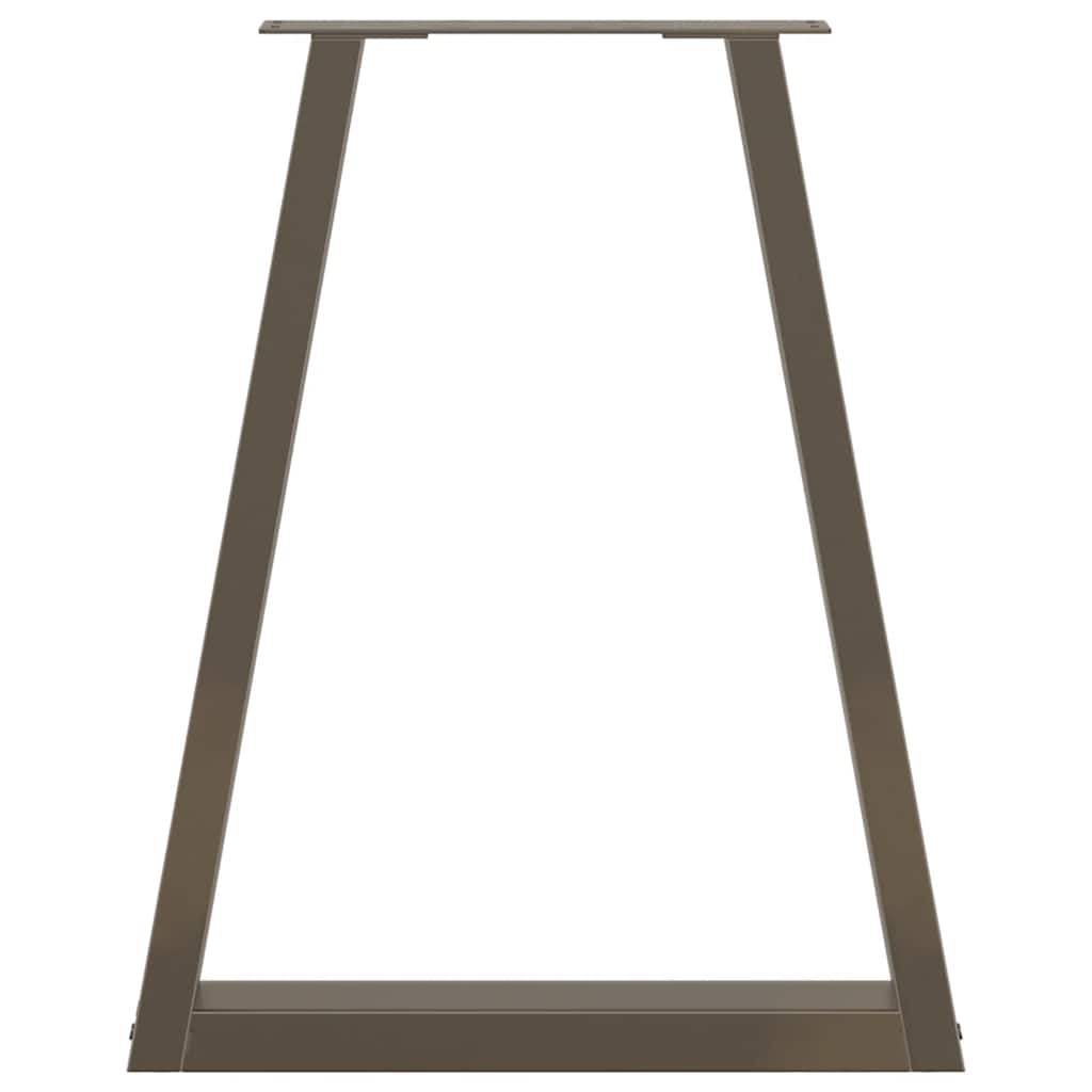vidaXL Picioare de masă în formă de V, 2 buc., oțel natural, 50x(72-73,3) cm vidaXL Picioare de masă în formă de V, 2 buc., oțel natural, 50x(72-73,3) cm