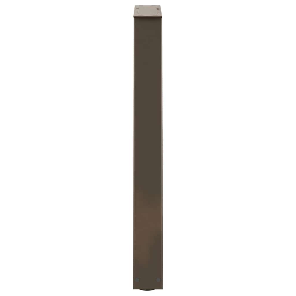 vidaXL Picioare de masă în formă de V, 2 buc., oțel natural, 50x(72-73,3) cm vidaXL Picioare de masă în formă de V, 2 buc., oțel natural, 50x(72-73,3) cm