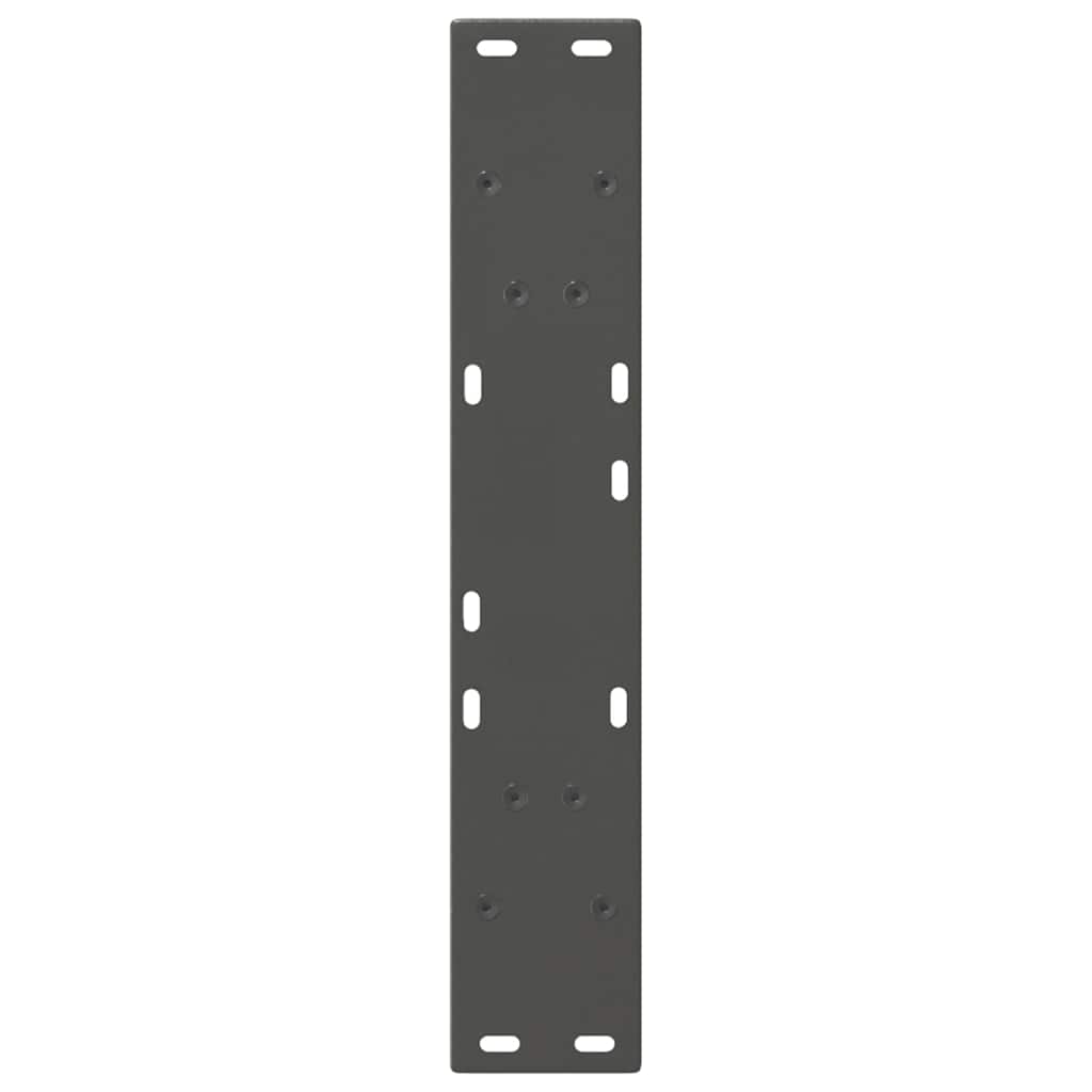 vidaXL Picioare de masă în formă de V, 2 buc., antracit, 60x(72-73,3) cm, oțel vidaXL Picioare de masă în formă de V, 2 buc., antracit, 60x(72-73,3) cm, oțel