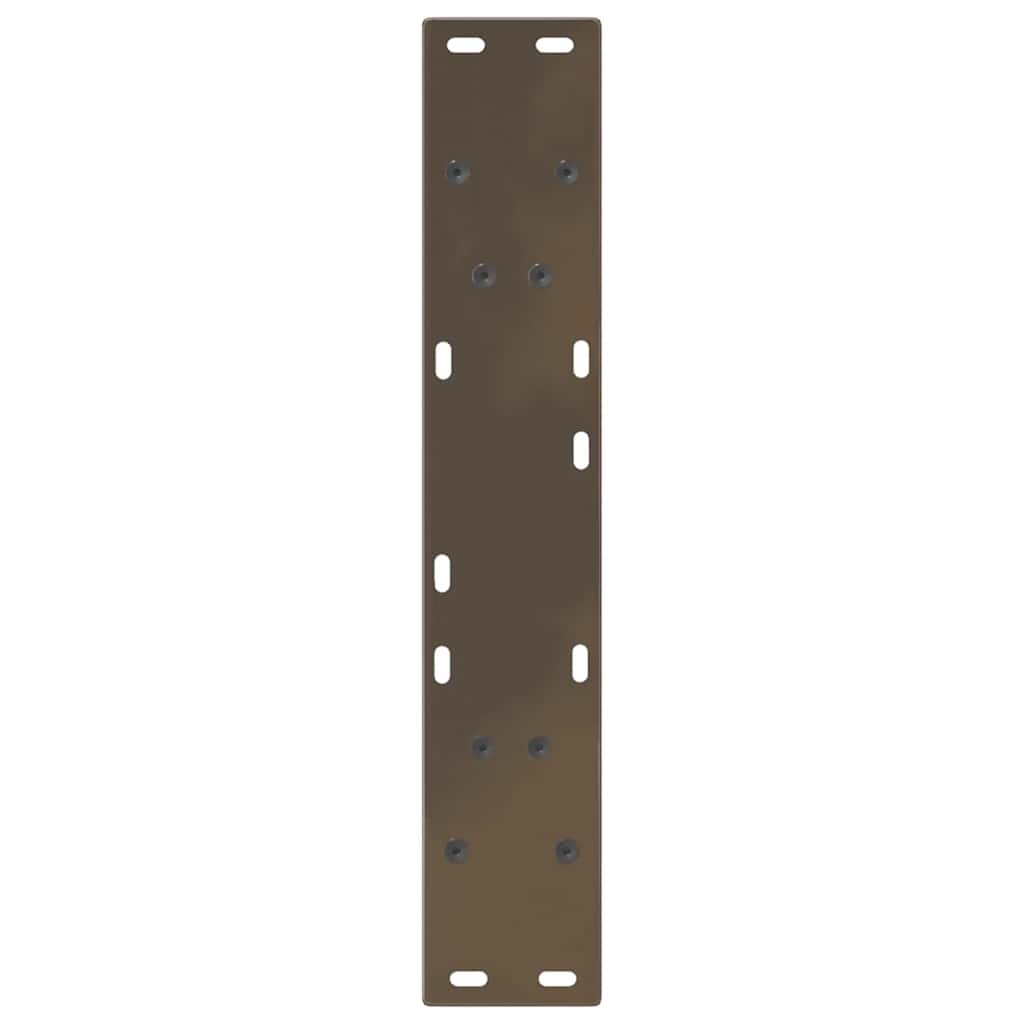 vidaXL Picioare de masă în formă de V, 2 buc., oțel natural, 60 x (72-73,3) cm
