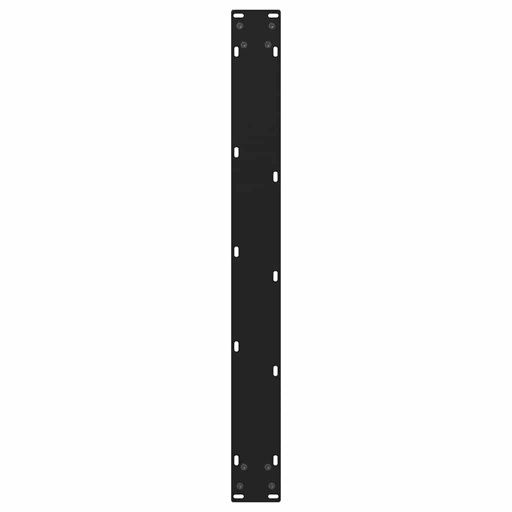 vidaXL Picioare de masă în formă de V, 2 buc., negru, 70x(72-73,3) cm, oțel