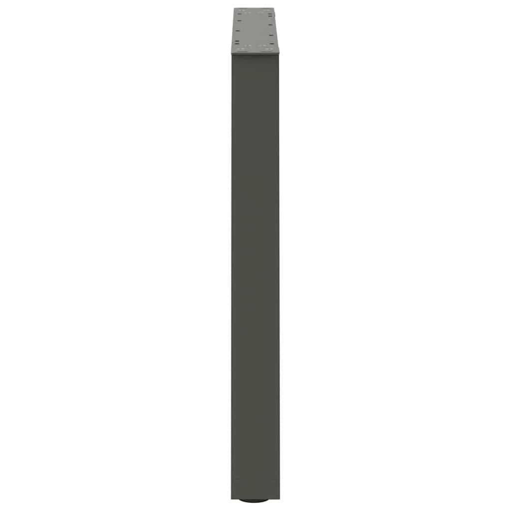 vidaXL Picioare de masă în formă de V, 2 buc., antracit, 70x(72-73,3) cm, oțel vidaXL Picioare de masă în formă de V, 2 buc., antracit, 70x(72-73,3) cm, oțel