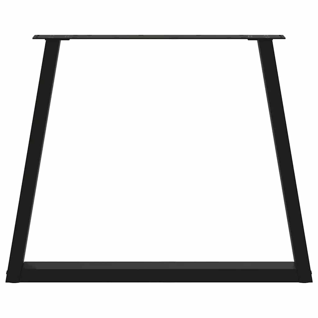 vidaXL Picioare de masă în formă de V, 2 buc., negru, 80x(72-73,3) cm, oțel vidaXL Picioare de masă în formă de V, 2 buc., negru, 80x(72-73,3) cm, oțel