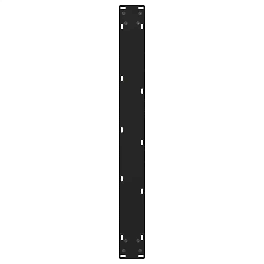 vidaXL Picioare de masă în formă de V, 2 buc., negru, 80x(72-73,3) cm, oțel vidaXL Picioare de masă în formă de V, 2 buc., negru, 80x(72-73,3) cm, oțel