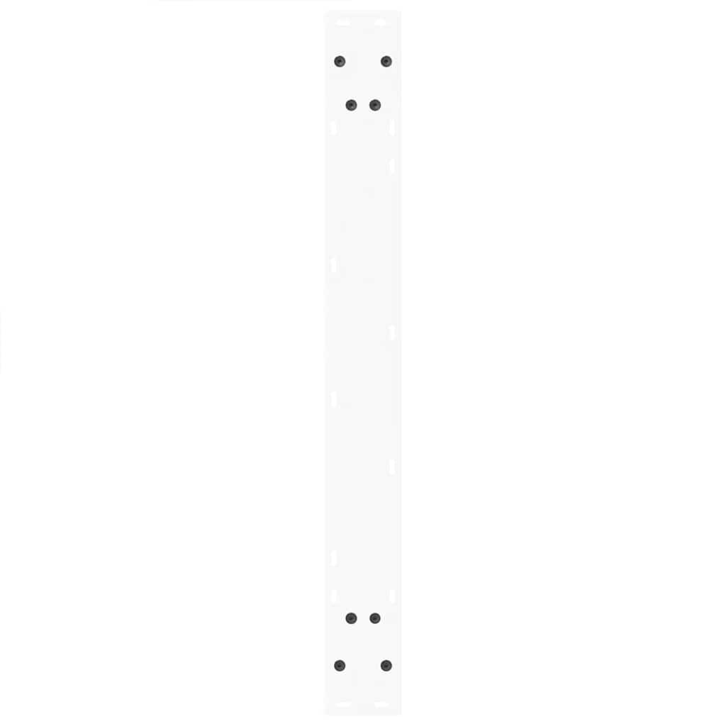 vidaXL Picioare de masă în formă de V, 2 buc., alb, 80x(72-73,3) cm, oțel