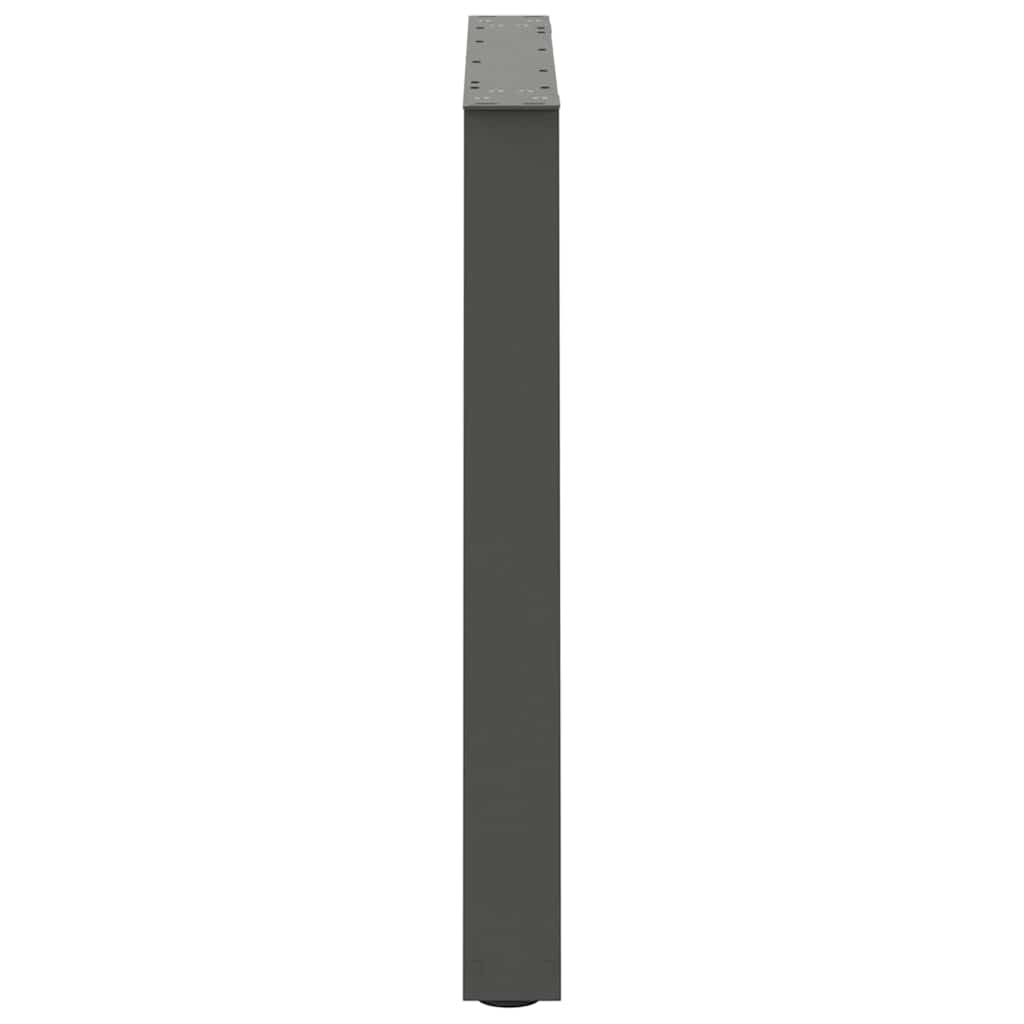 vidaXL Picioare de masă în formă de V, 2 buc., antracit, 80x(72-73,3) cm, oțel vidaXL Picioare de masă în formă de V, 2 buc., antracit, 80x(72-73,3) cm, oțel