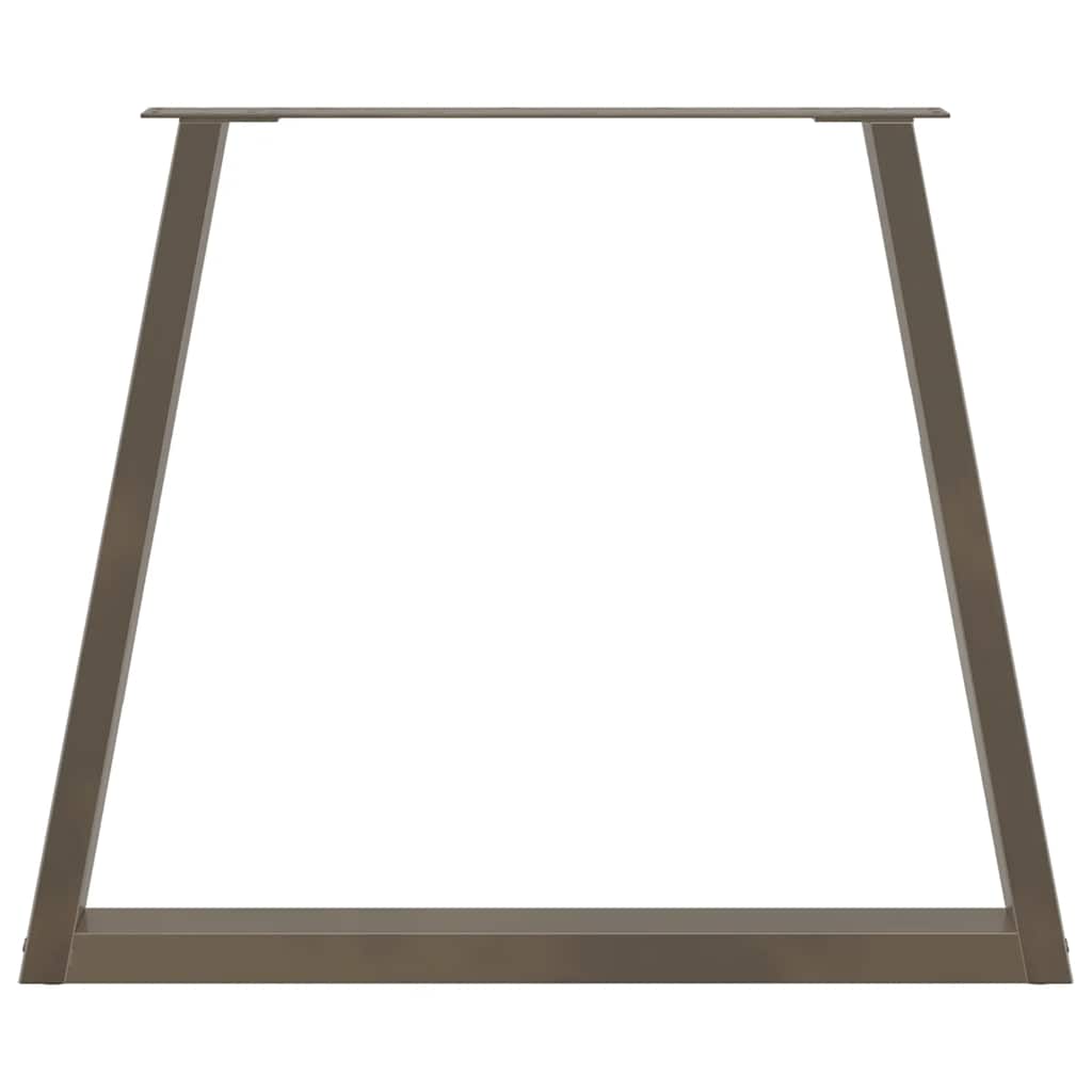vidaXL Picioare de masă în formă de V, 2 buc., oțel natural, 80x(72-73,3) cm vidaXL Picioare de masă în formă de V, 2 buc., oțel natural, 80x(72-73,3) cm