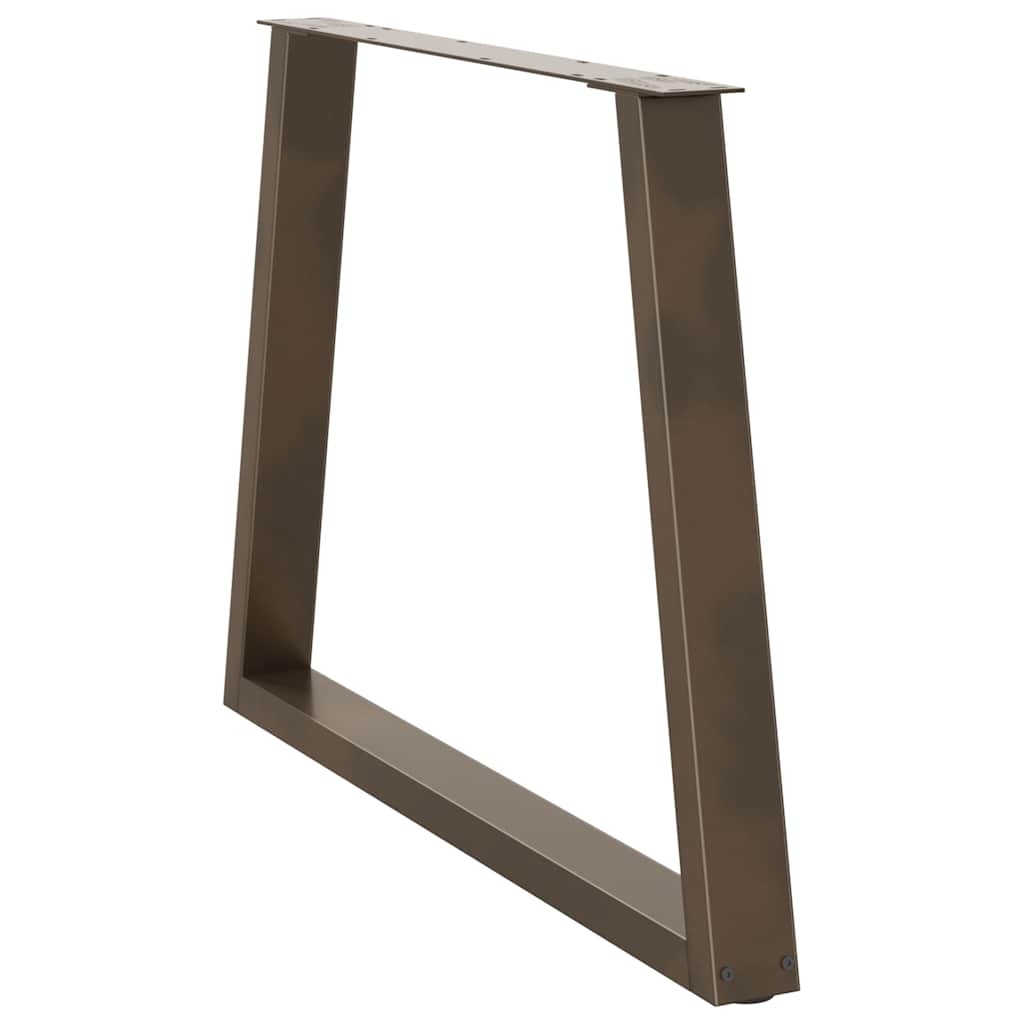 vidaXL Picioare de masă în formă de V, 2 buc., oțel natural, 90 x (72-73,3) cm vidaXL Picioare de masă în formă de V, 2 buc., oțel natural, 90 x (72-73,3) cm
