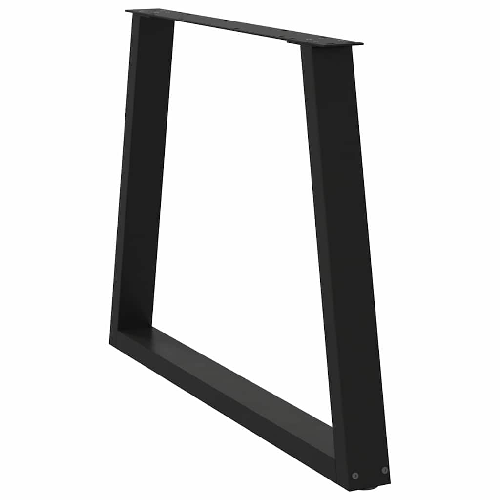 vidaXL Picioare de masă în formă de V, 2 buc., negru, 100 x (72-73,3) cm, oțel vidaXL Picioare de masă în formă de V, 2 buc., negru, 100 x (72-73,3) cm, oțel