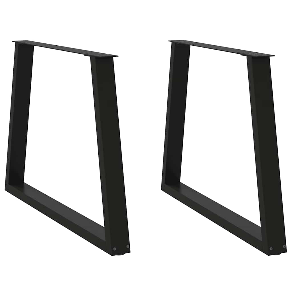 vidaXL Picioare de masă în formă de V, 2 buc., negru, 100 x (72-73,3) cm, oțel vidaXL Picioare de masă în formă de V, 2 buc., negru, 100 x (72-73,3) cm, oțel