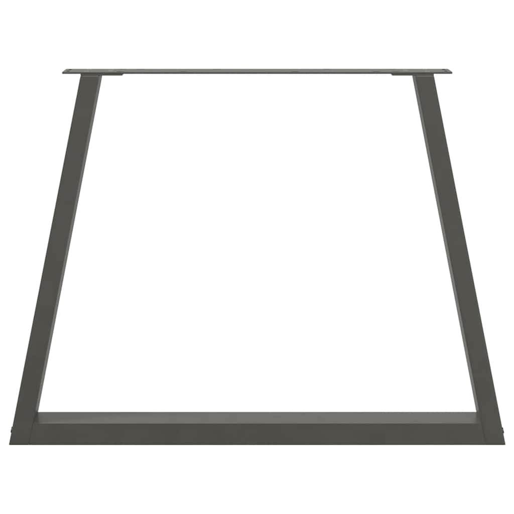 vidaXL Picioare de masă în formă de V, 2 buc., antracit, 100x(72-73,3) cm, oțel vidaXL Picioare de masă în formă de V, 2 buc., antracit, 100x(72-73,3) cm, oțel