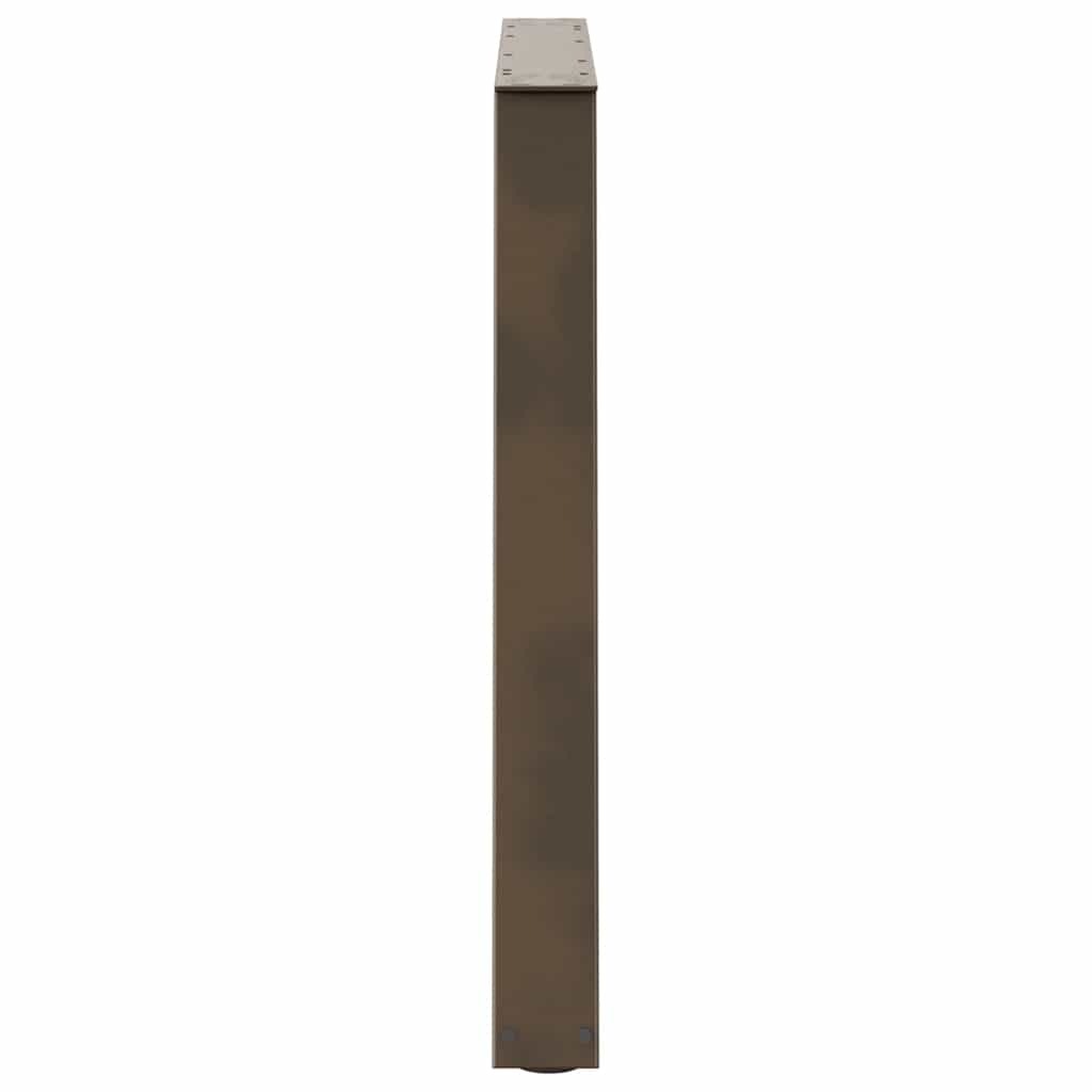 vidaXL Picioare de masă în formă de V, 2 buc., oțel natural, 100 x (72-73,3) cm vidaXL Picioare de masă în formă de V, 2 buc., oțel natural, 100 x (72-73,3) cm