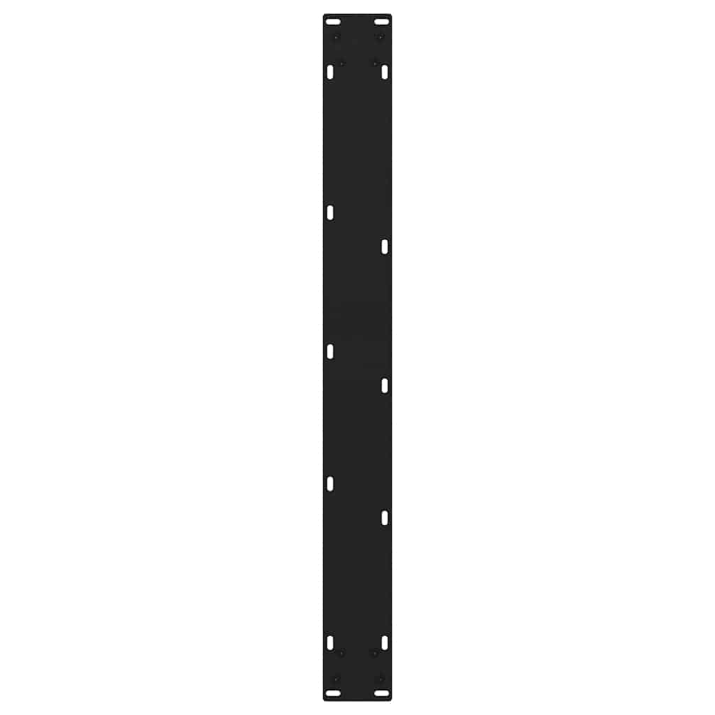 vidaXL Picioare de masă în formă de V, 3 buc., negru, 70x (72-73,3) cm, oțel