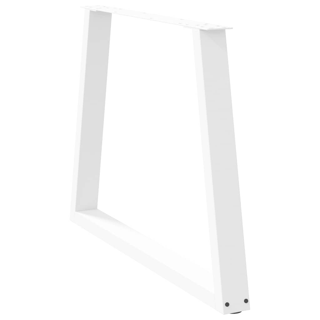 vidaXL Picioare de masă în formă de V, 3 buc., alb, 90 x (72-73,3) cm, oțel vidaXL Picioare de masă în formă de V, 3 buc., alb, 90 x (72-73,3) cm, oțel