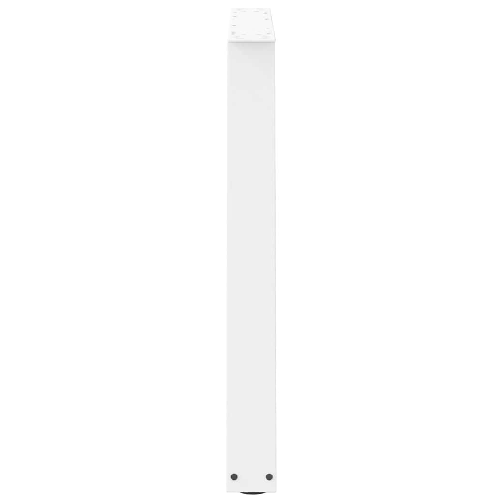 vidaXL Picioare de masă în formă de V, 3 buc., alb, 100 x (72-73,3) cm, oțel vidaXL Picioare de masă în formă de V, 3 buc., alb, 100 x (72-73,3) cm, oțel