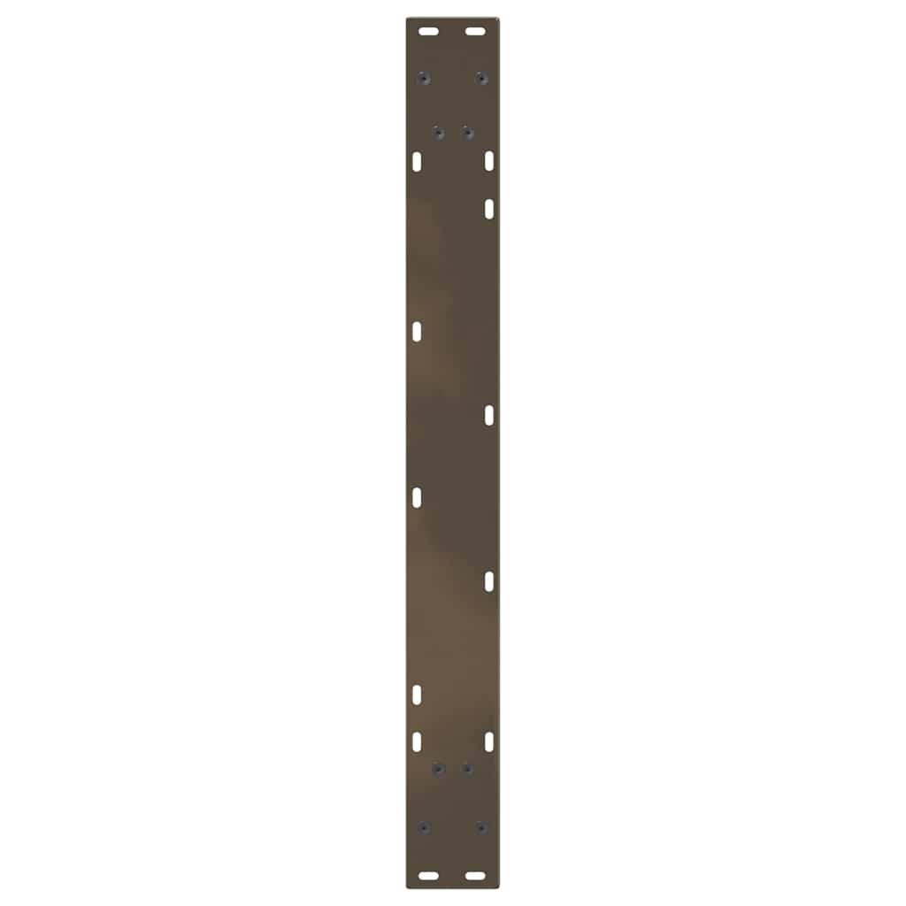 vidaXL Picioare de masă în formă de V, 3 buc., oțel natural, 100 x (72-73,3) cm