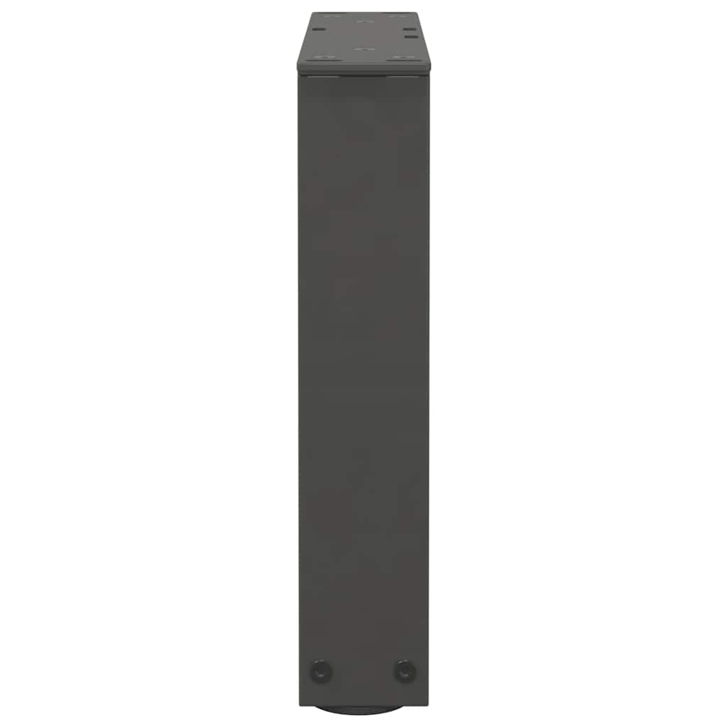 vidaXL Picioare pentru măsuță de cafea în formă de V, 2 buc., antracit, 40x(30-31,3) cm, oțel