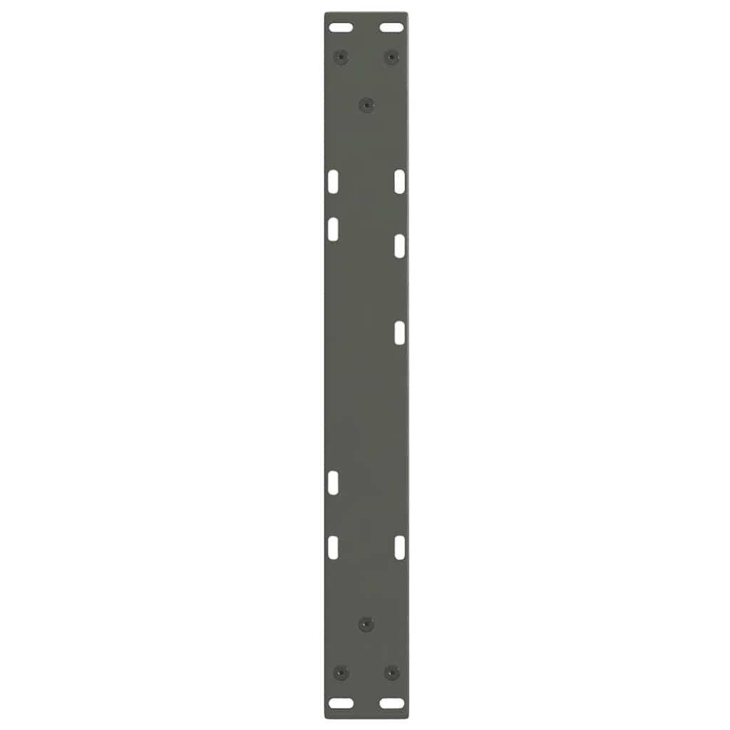 vidaXL Picioare pentru măsuță de cafea în formă de V, 2 buc., antracit, 50x(30-31,3) cm, oțel