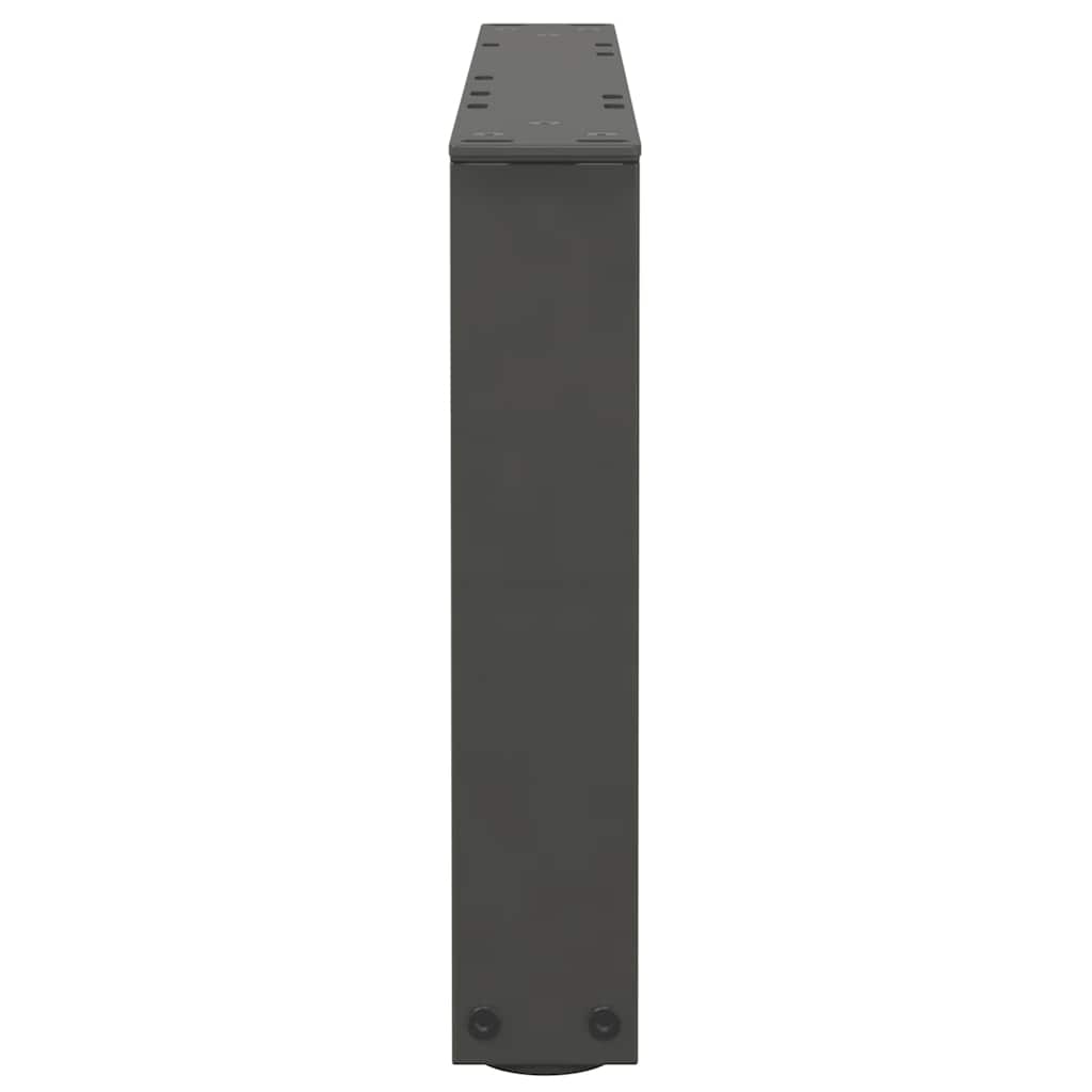 vidaXL Picioare pentru măsuță de cafea în formă de V, 2 buc., antracit, 60x(30-31,3) cm, oțel