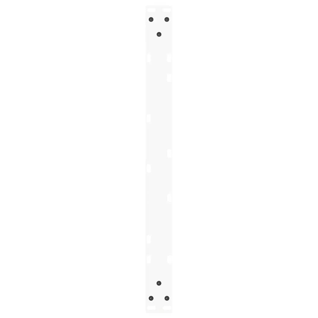 vidaXL Picioare pentru măsuță de cafea în formă de V, 2 buc., alb, 70x(30-31,3) cm, oțel vidaXL Picioare pentru măsuță de cafea în formă de V, 2 buc., alb, 70x(30-31,3) cm, oțel