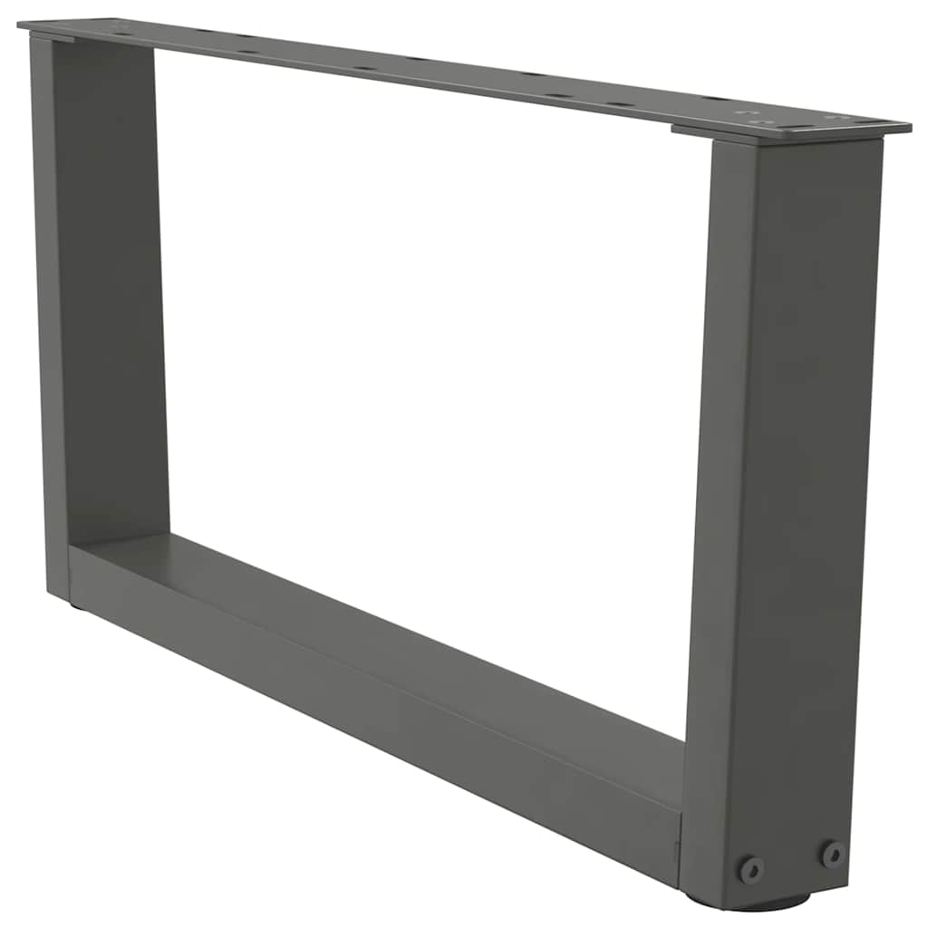 vidaXL Picioare pentru măsuță de cafea în formă de V, 2 buc., antracit, 70x(30-31,3) cm, oțel