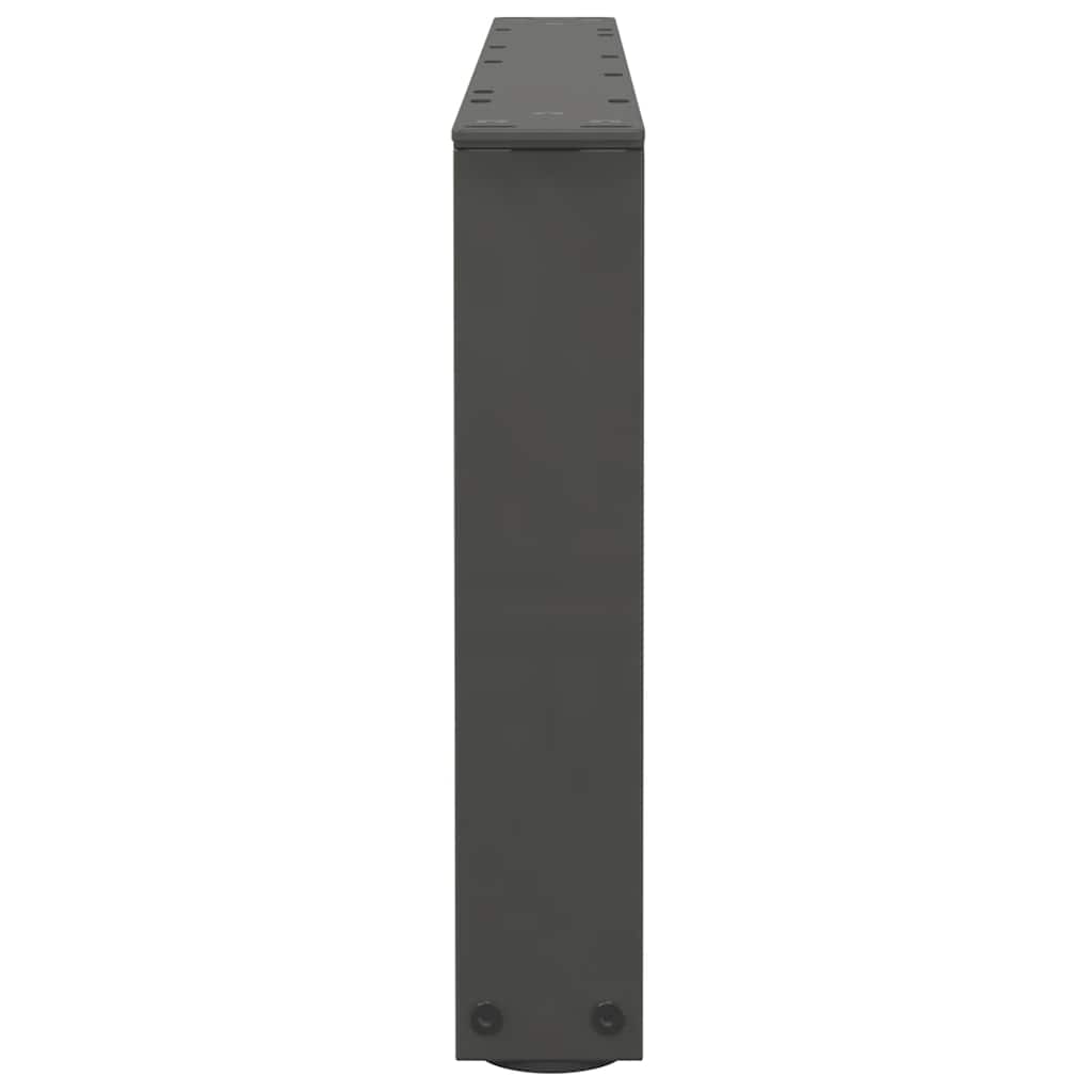 vidaXL Picioare pentru măsuță de cafea în formă de V, 2 buc., antracit, 70x(30-31,3) cm, oțel