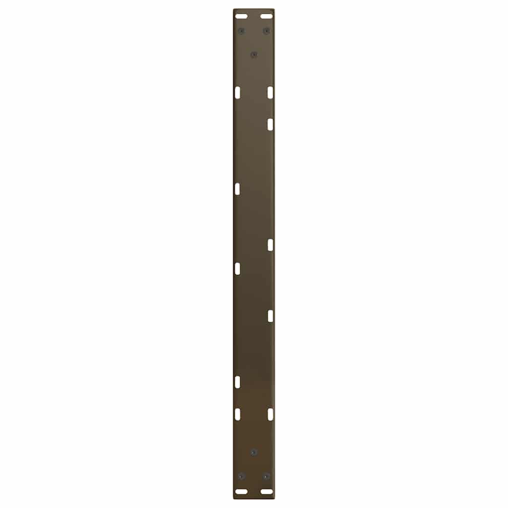 vidaXL Picioare pentru măsuță de cafea în formă de V, 2 buc., oțel natural, 70x(30-31,3) cm