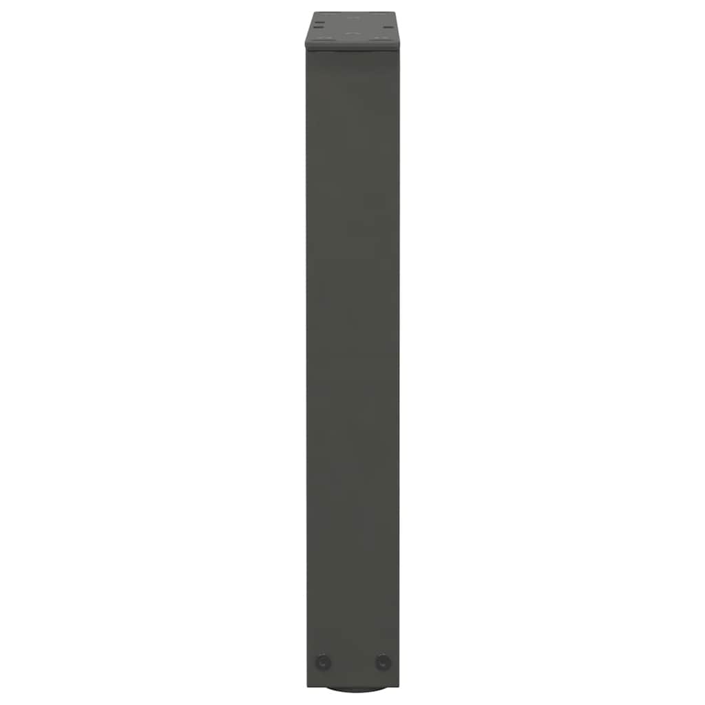 vidaXL Picioare pentru măsuță de cafea în formă de V, 2 buc., antracit, 38x(42-43,3) cm, oțel