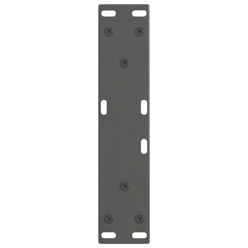 vidaXL Picioare pentru măsuță de cafea în formă de V, 2 buc., antracit, 38x(42-43,3) cm, oțel