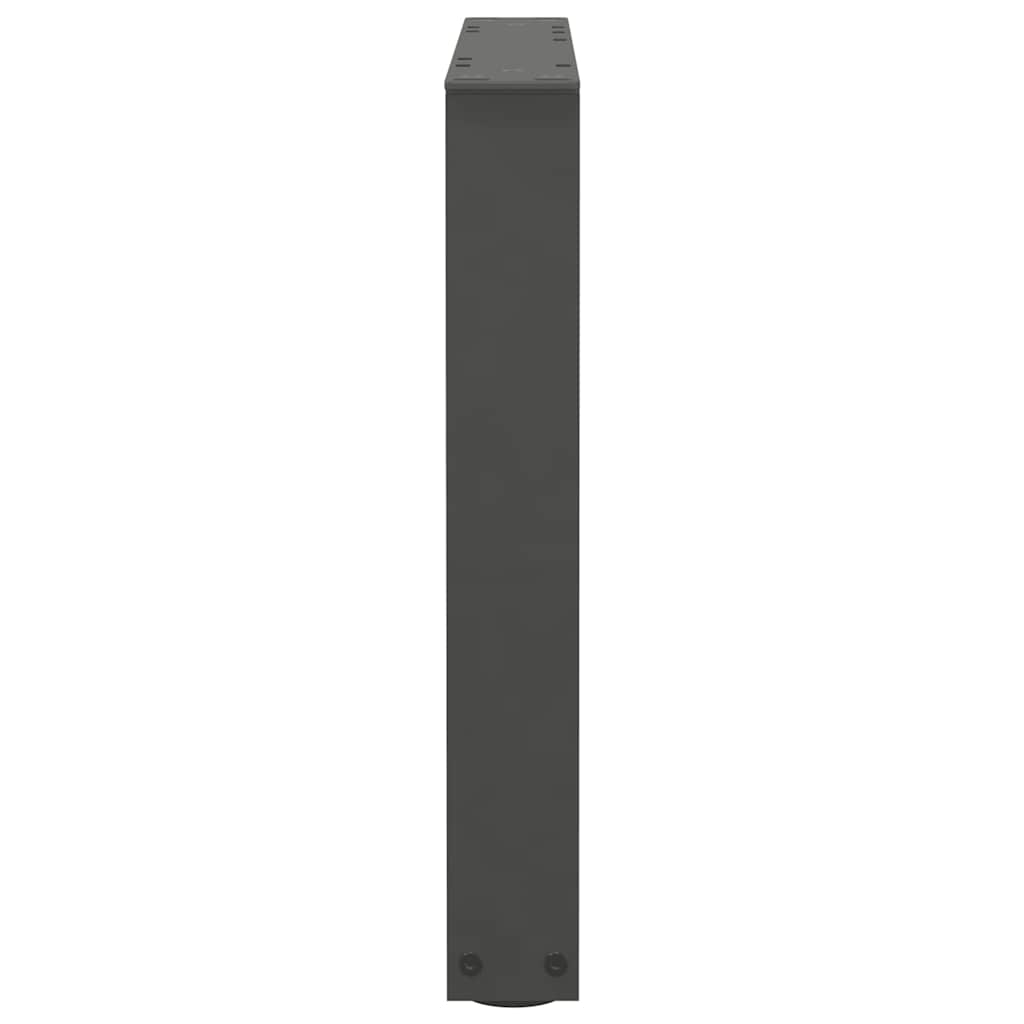 vidaXL Picioare pentru măsuță de cafea în formă de V, 2 buc., antracit, 60x(42-43,3) cm, oțel