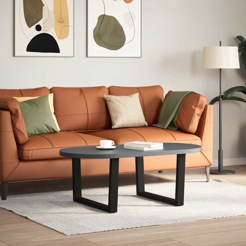 vidaXL Picioare pentru măsuță de cafea în formă de V, 2 buc., negru, 70x(42-43,3) cm, oțel