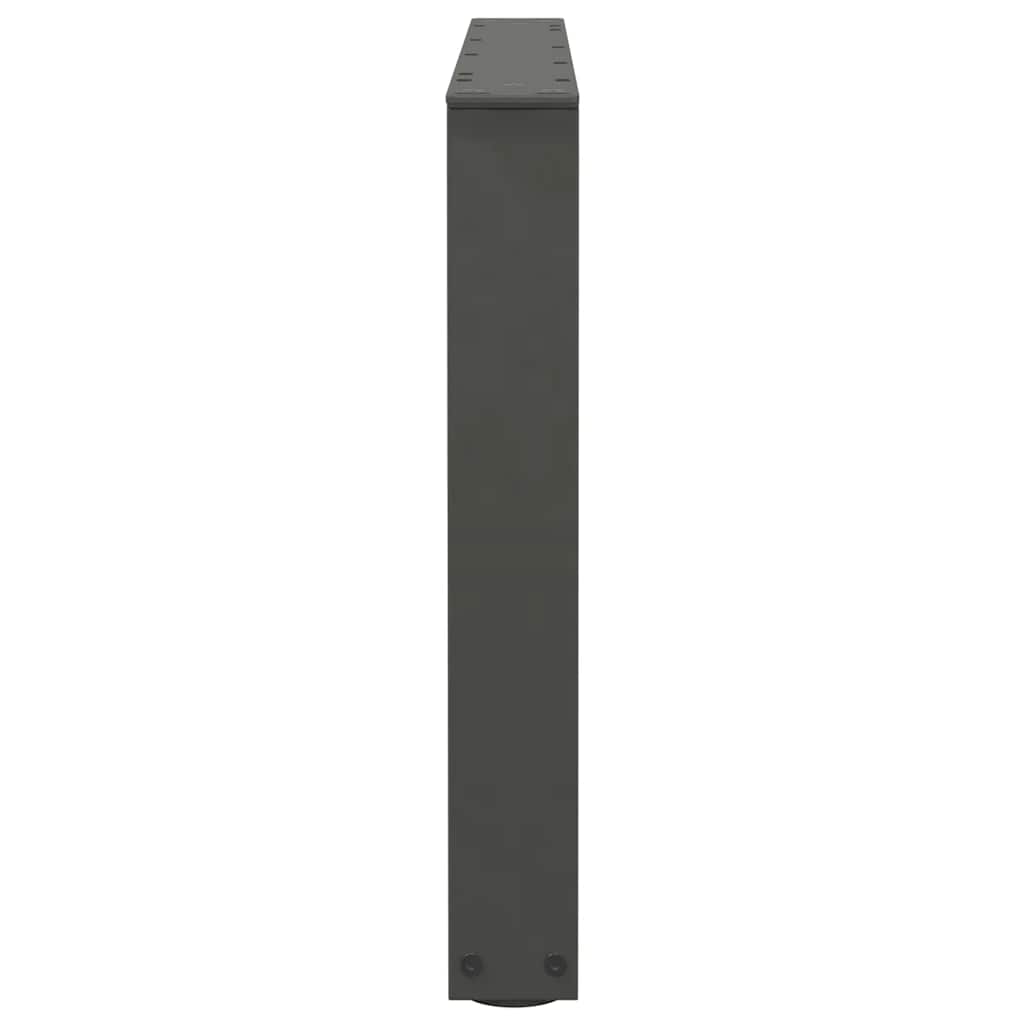 vidaXL Picioare pentru măsuță de cafea în formă de V, 2 buc., antracit, 70x(42-43,3) cm, oțel