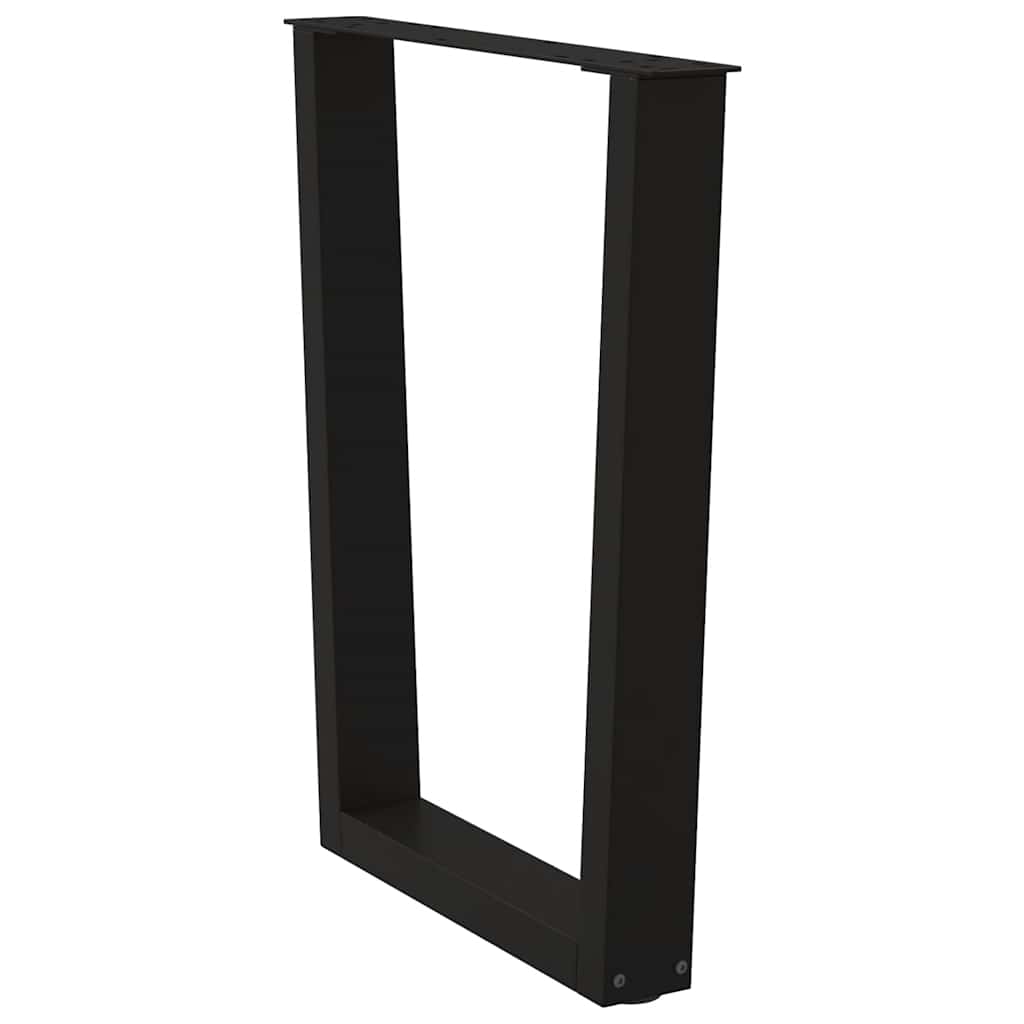 vidaXL Picioare de masă în formă de V, 2 buc., negru, 60 x (72-73,3) cm, oțel vidaXL Picioare de masă în formă de V, 2 buc., negru, 60 x (72-73,3) cm, oțel