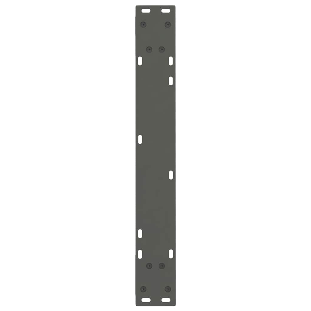 vidaXL Picioare de masă în formă de V, 2 buc., antracit, 60x(72-73,3) cm, oțel