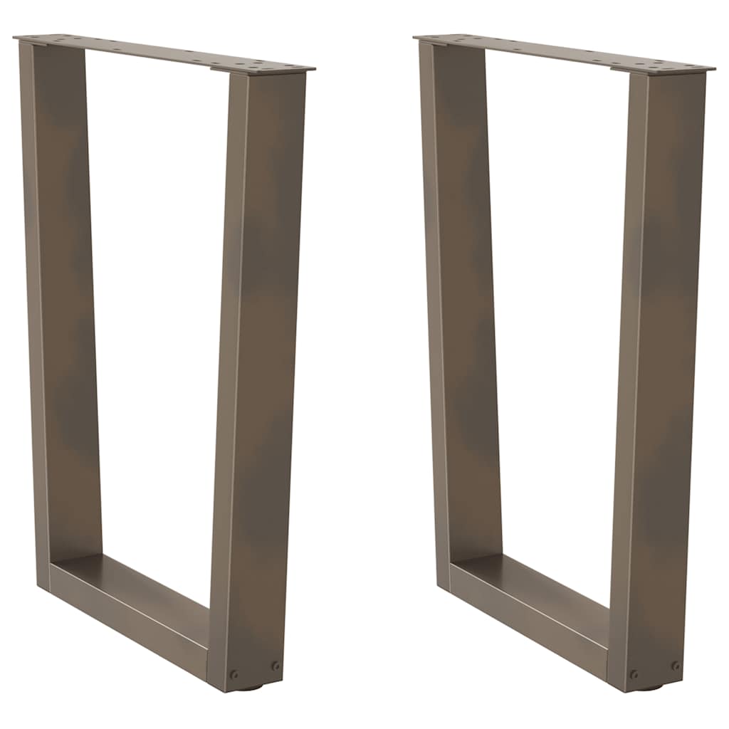 vidaXL Picioare de masă în formă de V, 2 buc., oțel natural, 60 x (72-73,3) cm vidaXL Picioare de masă în formă de V, 2 buc., oțel natural, 60 x (72-73,3) cm