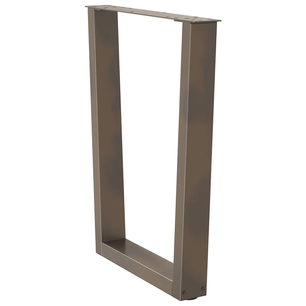 vidaXL Picioare de masă în formă de V, 2 buc., oțel natural, 70x(72-73,3) cm vidaXL Picioare de masă în formă de V, 2 buc., oțel natural, 70x(72-73,3) cm