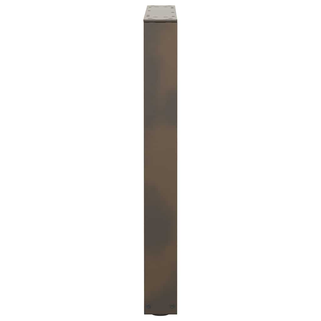 vidaXL Picioare de masă în formă de V, 2 buc., oțel natural, 70x(72-73,3) cm vidaXL Picioare de masă în formă de V, 2 buc., oțel natural, 70x(72-73,3) cm