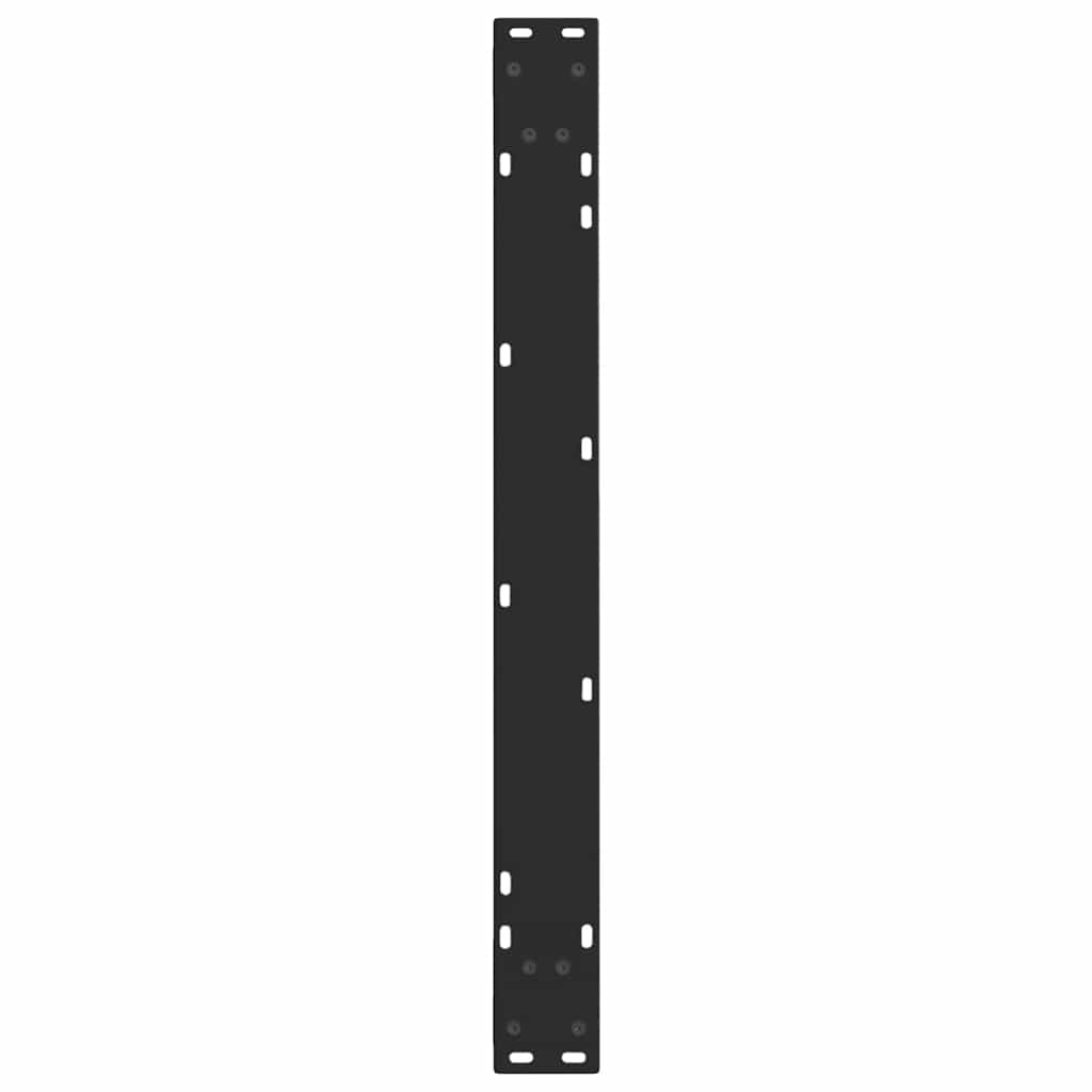 vidaXL Picioare de masă în formă de V, 2 buc., negru, 80x(72-73,3) cm, oțel