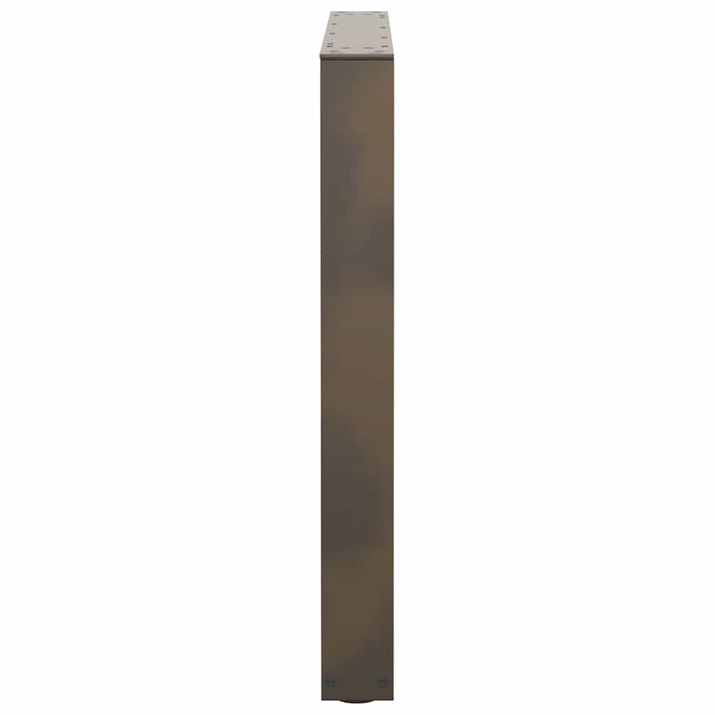 vidaXL Picioare de masă în formă de V, 2 buc., oțel natural, 80x(72-73,3) cm vidaXL Picioare de masă în formă de V, 2 buc., oțel natural, 80x(72-73,3) cm