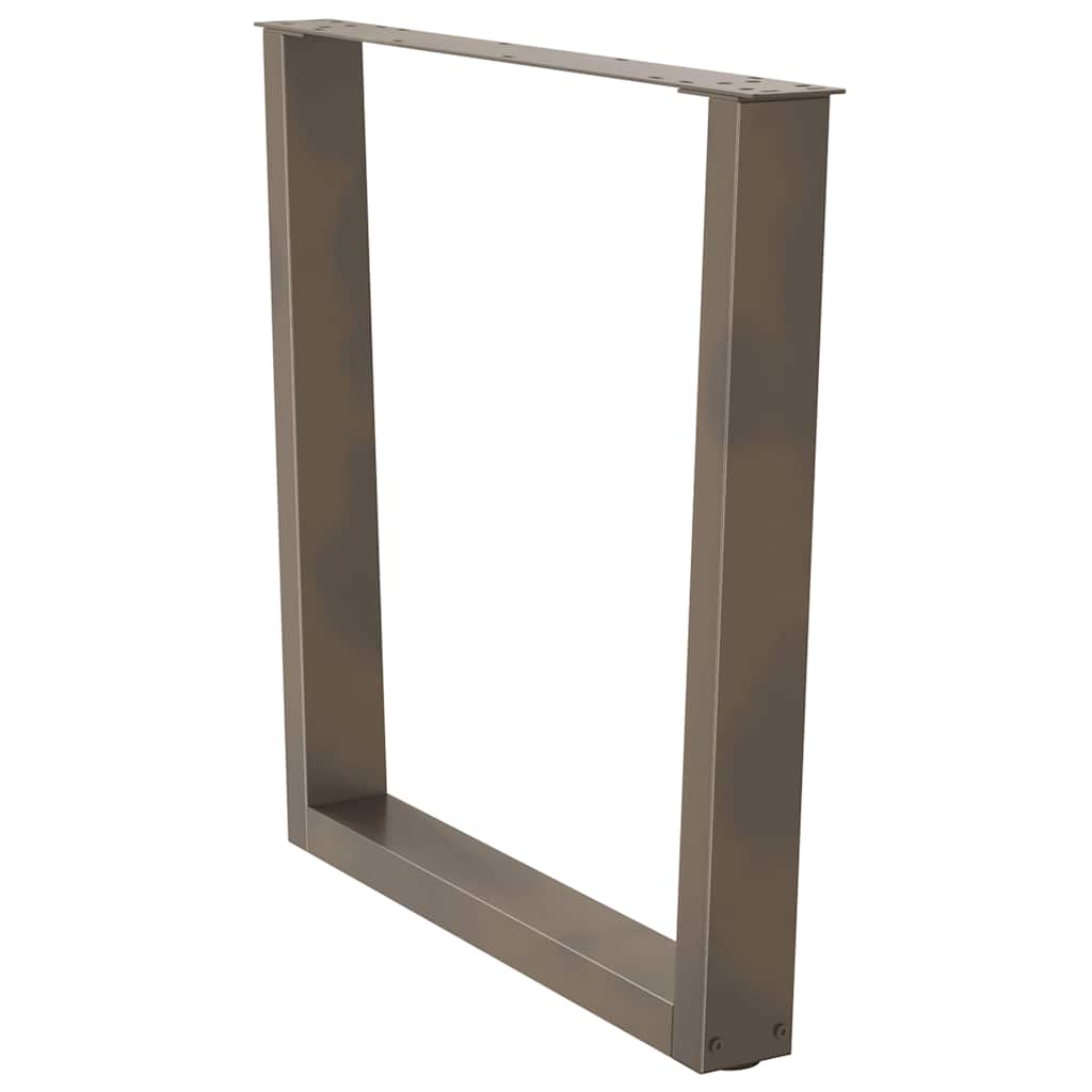 vidaXL Picioare de masă în formă de V, 2 buc., oțel natural, 90 x (72-73,3) cm vidaXL Picioare de masă în formă de V, 2 buc., oțel natural, 90 x (72-73,3) cm