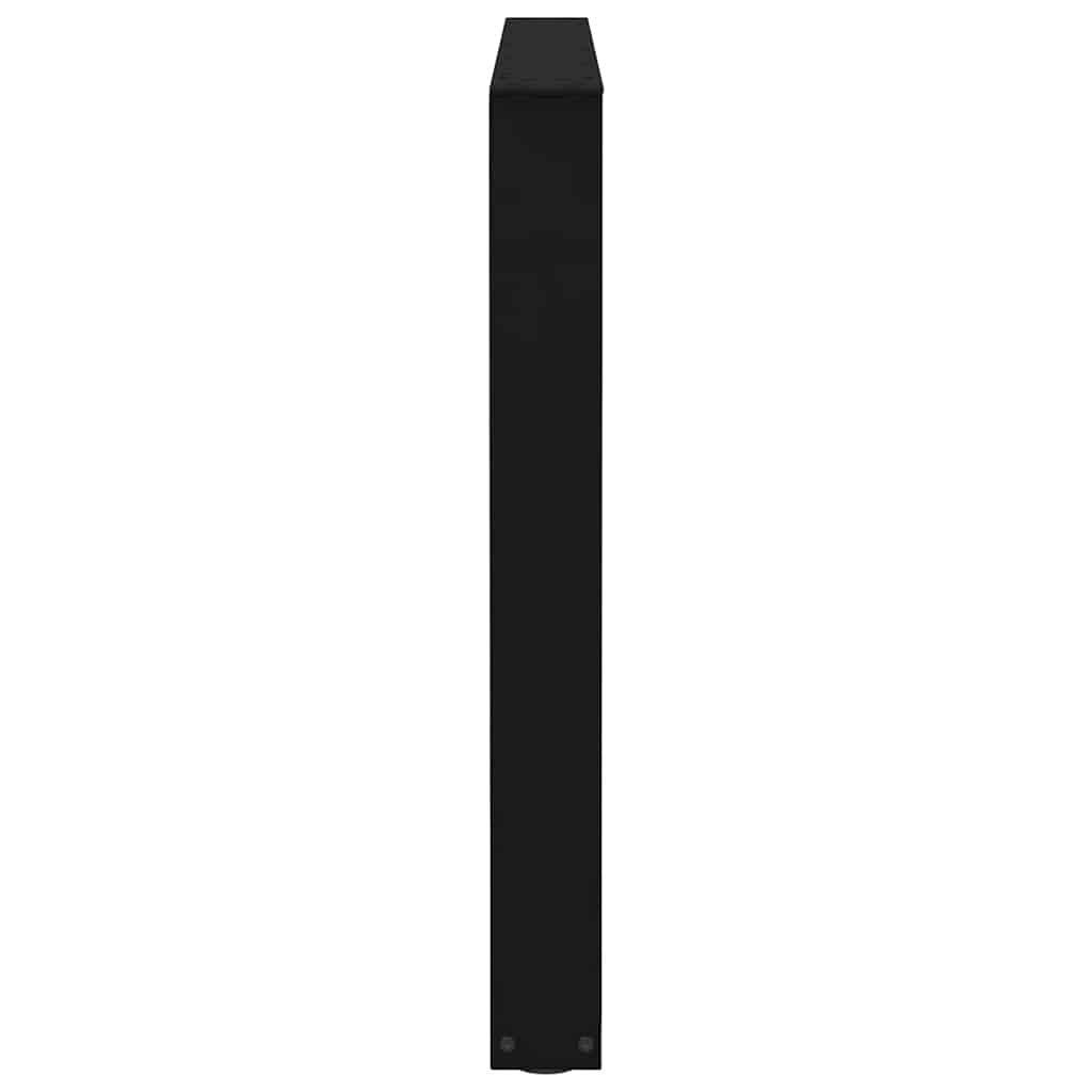 vidaXL Picioare de masă în formă de V, 2 buc., negru, 100 x (72-73,3) cm, oțel